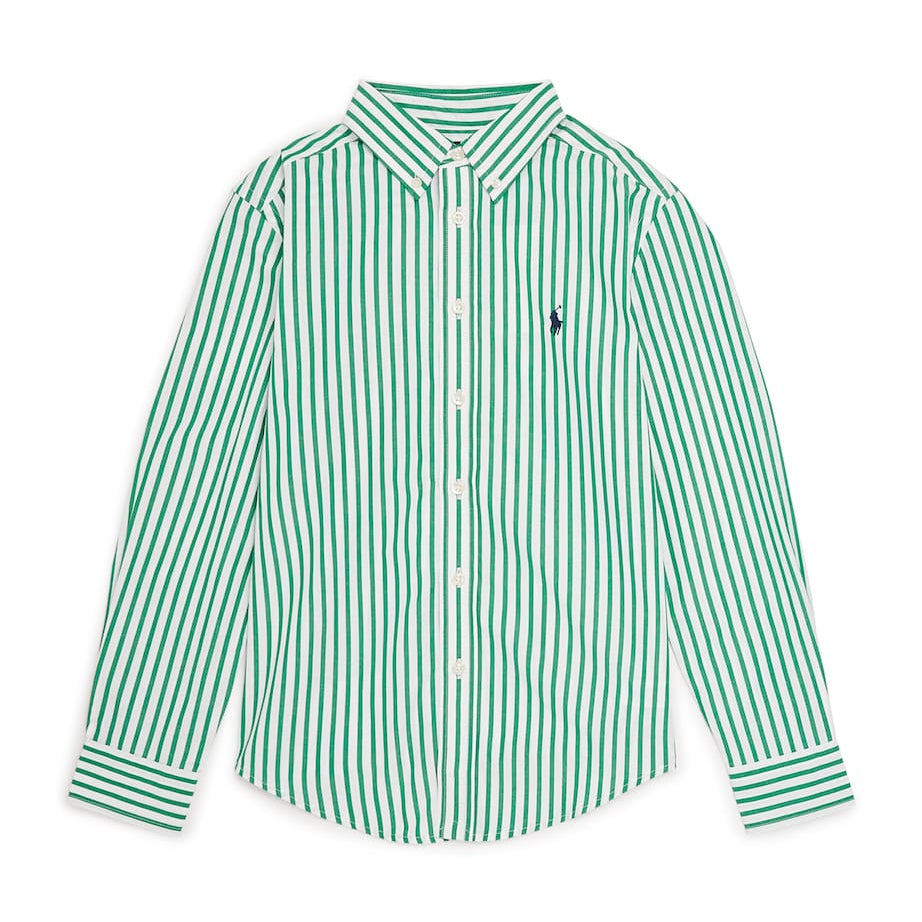 Ralph Lauren Kids Cotton Poplin Stripe Shirt (6-14 Years)