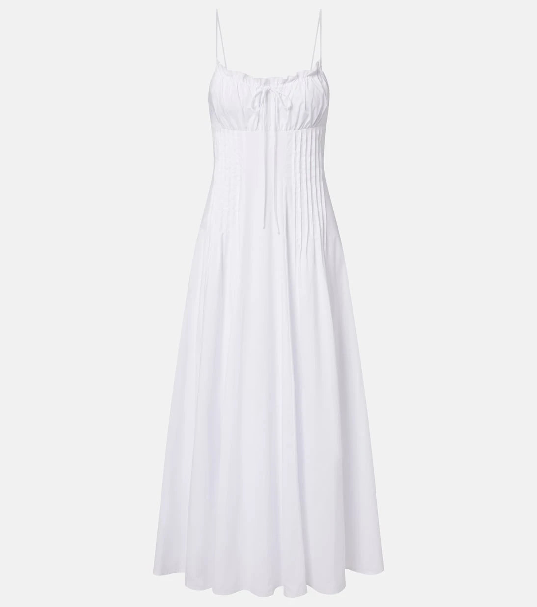Staud - Margi cotton poplin maxi dress