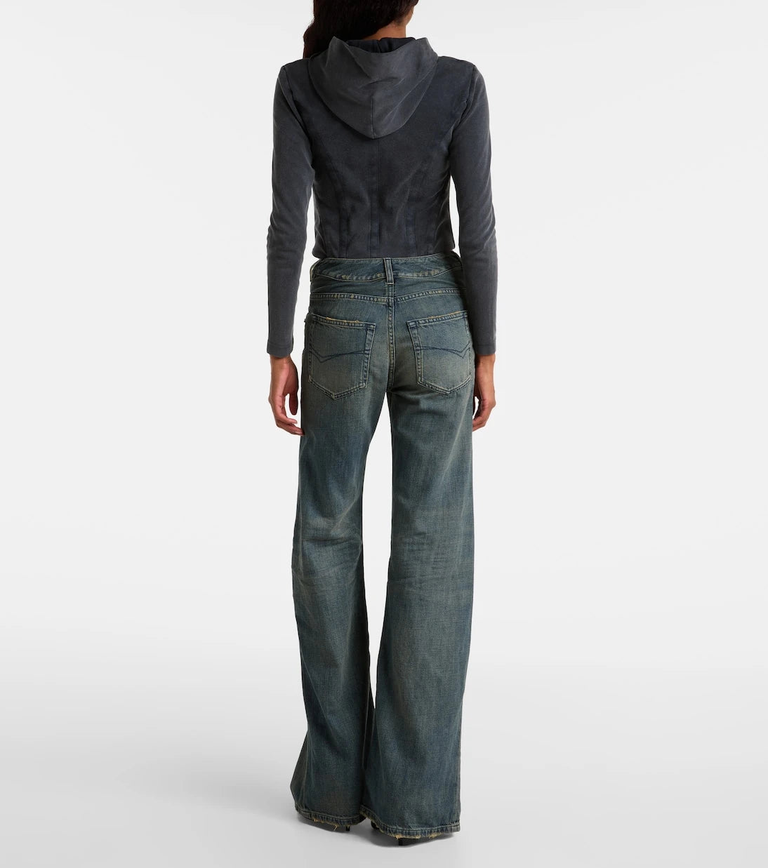 Balenciaga - جينز بقصة واسعة وخصر منخفض