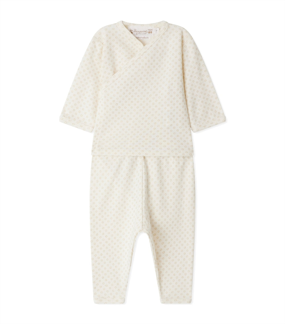 Organic Cotton Timao Crossover Top and Trousers Set (1-18 Months)