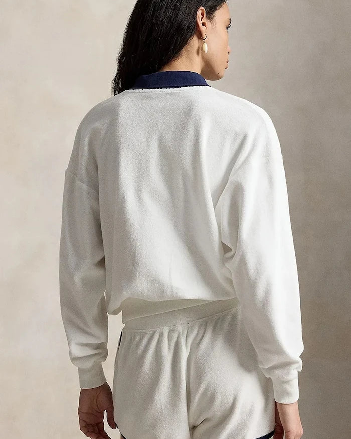 Polo Ralph Lauren kadın pamuklu sweatshirt LT WT COTTON TERRY-KNT-POLO