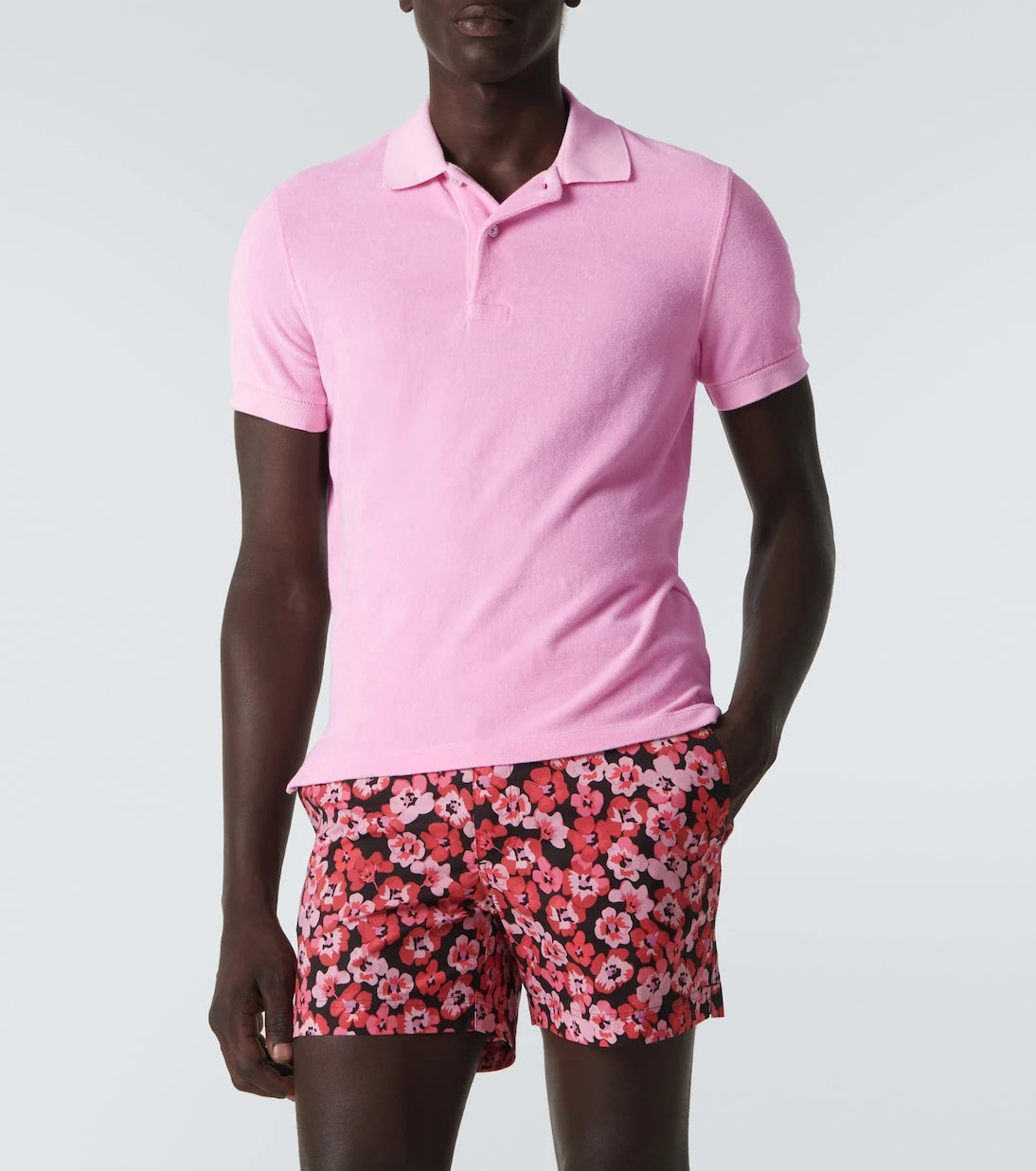 Tom Ford - Cotton-blend terry polo shirt