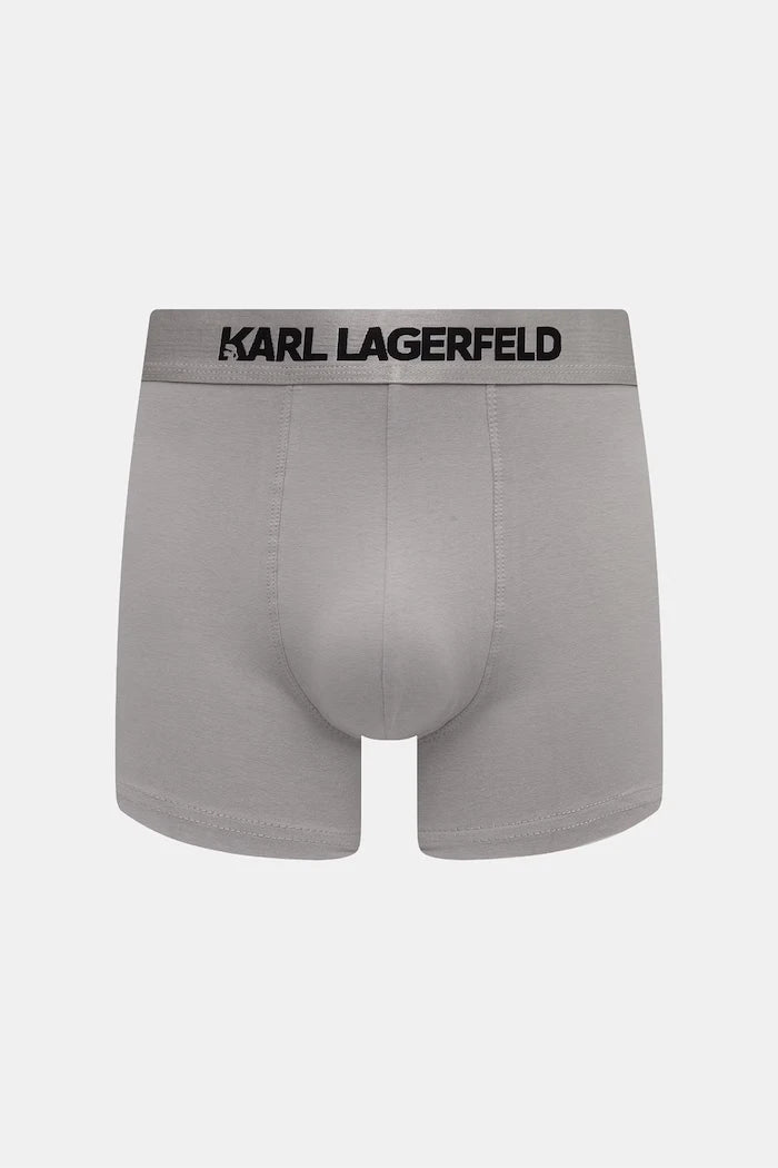 Karl Lagerfeld pamuklu elastan erkek boxer 3'lü