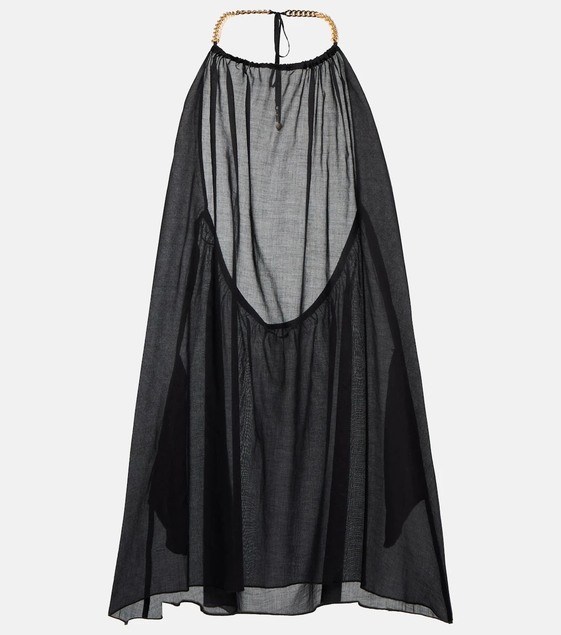 Stella McCartney - Chain-detail halterneck minidress