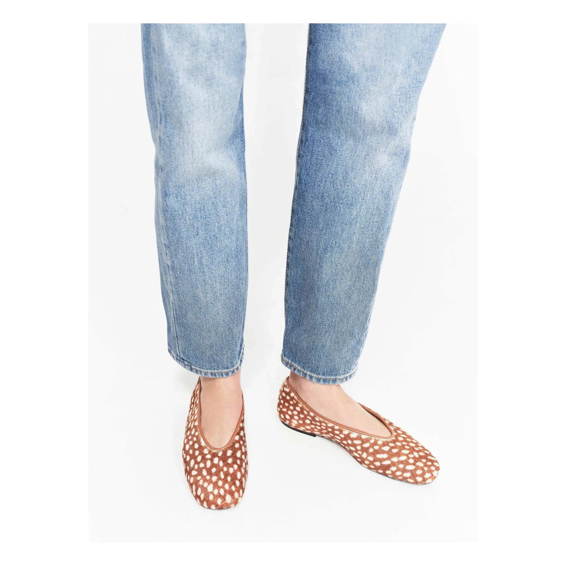Socque Paris - Telma Bambi ballerinas | Camel