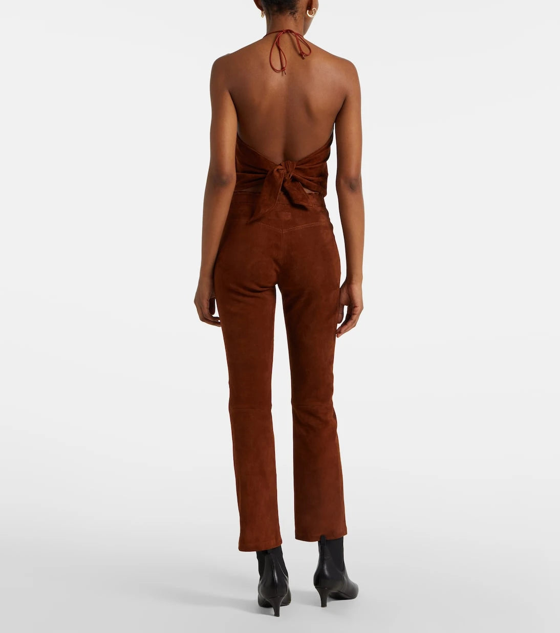 Stouls - Halterneck suede top