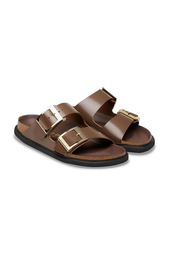 Birkenstock Kadın Deri Terlik Arizona Droplet Buckle
