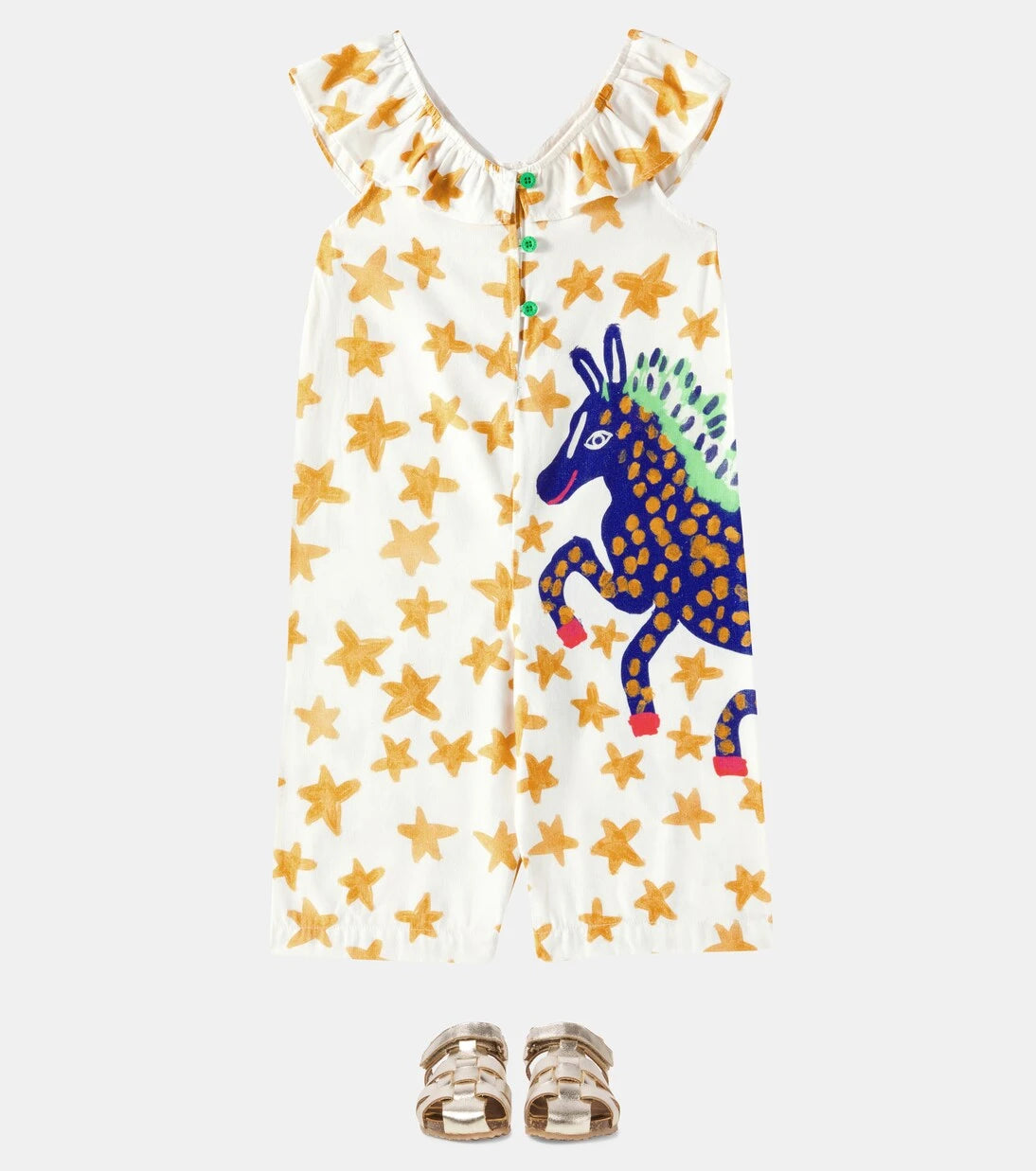 Fábula - Printed ruffled jumpsuit