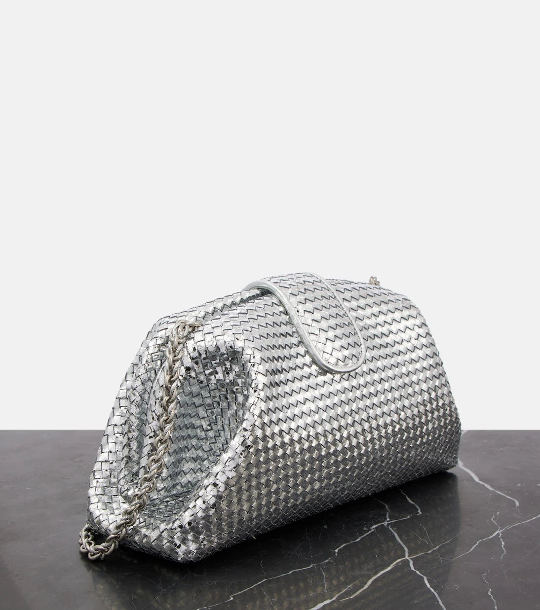 Bottega Veneta - Lauren 1980 Medium leather clutch