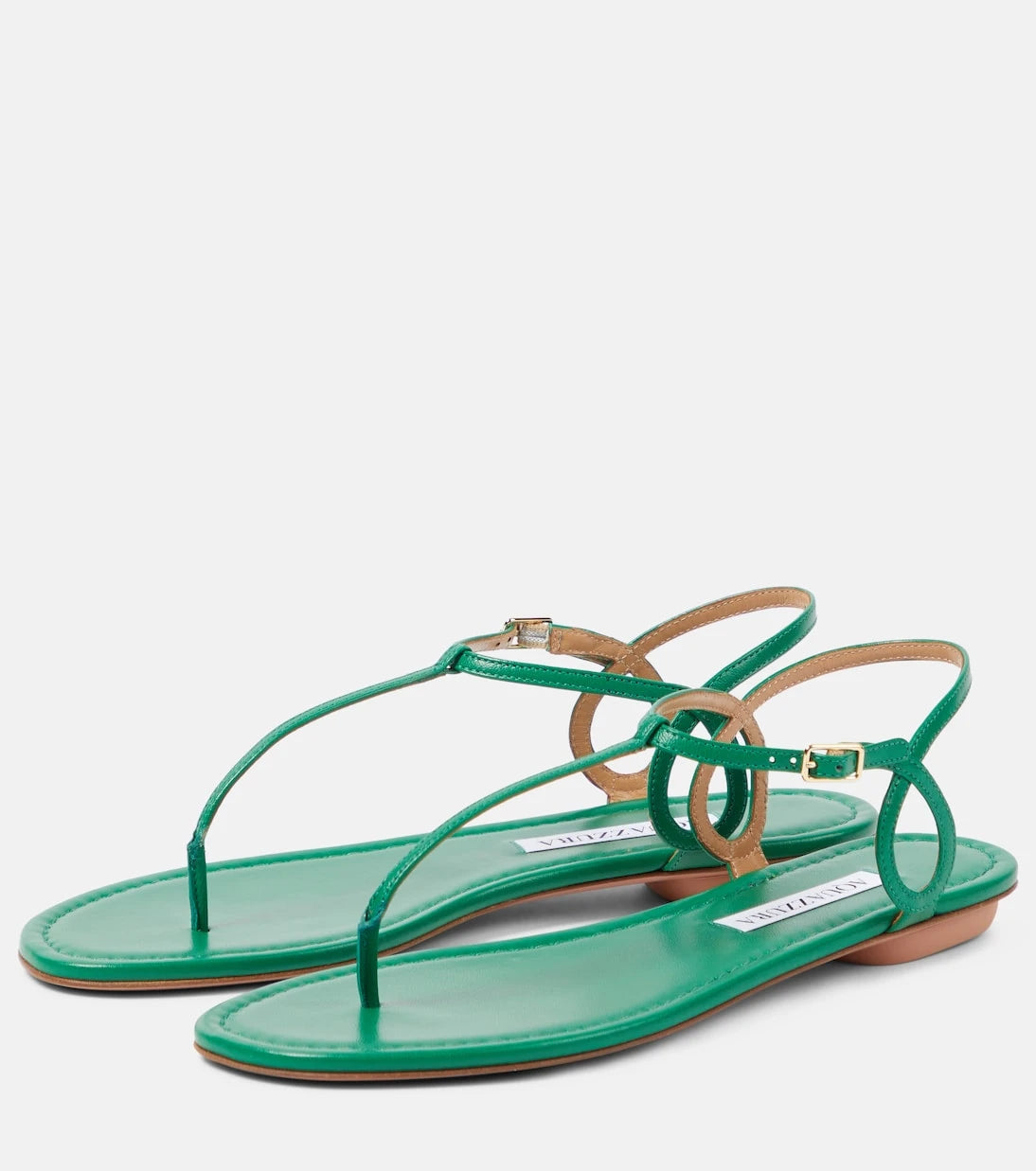 Aquazzura - Almost Bare leather thong sandals