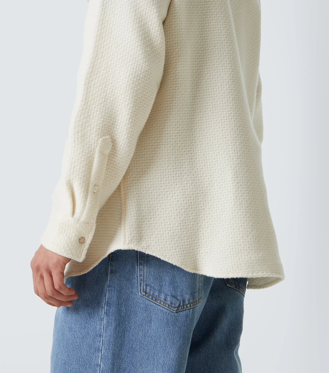 God's True Cashmere - Waffle-knit cashmere shirt
