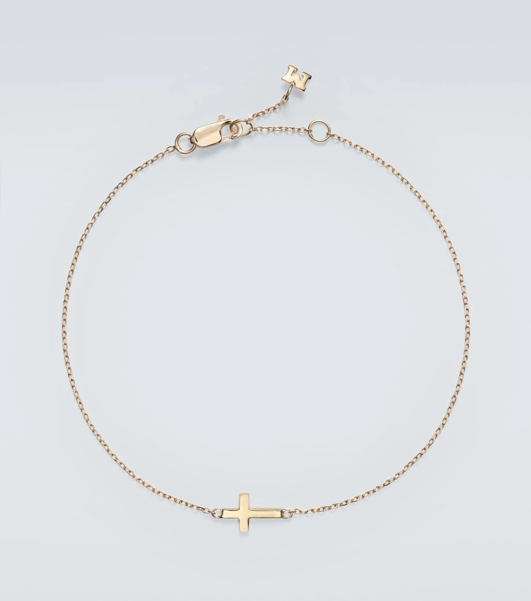 Mateo - Mini Cross 14kt gold bracelet