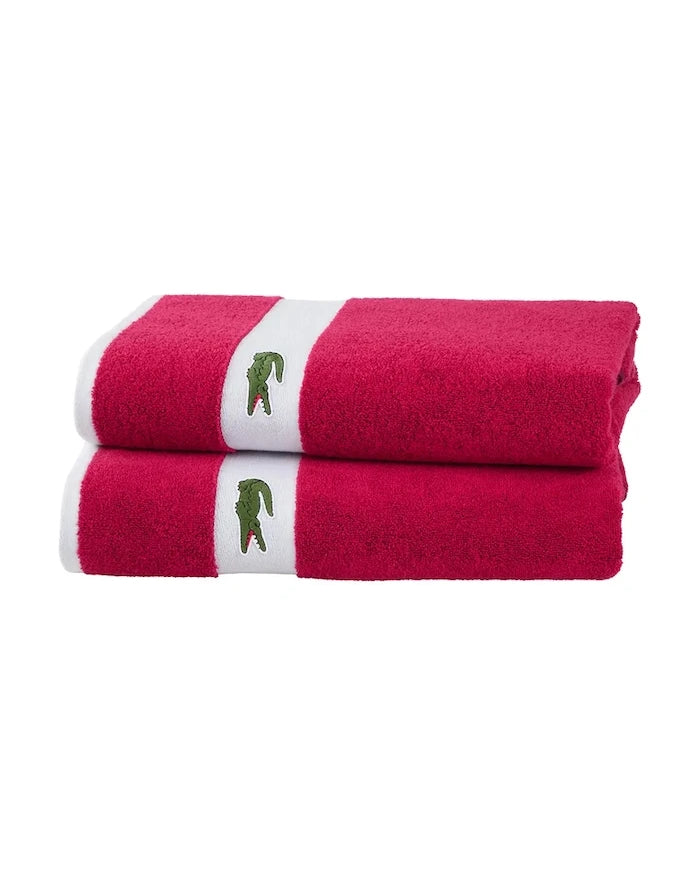 Lacoste LCASUAL Bigarreau 70 x 140 cm Orta Pamuklu Havlu