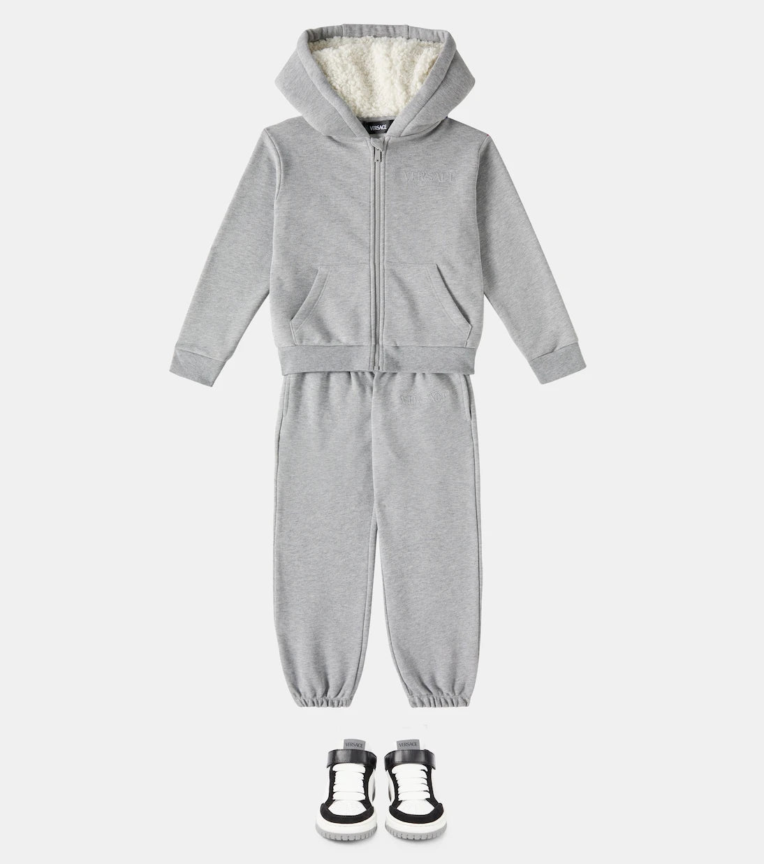 Versace Kids - Logo cotton jersey sweatpants