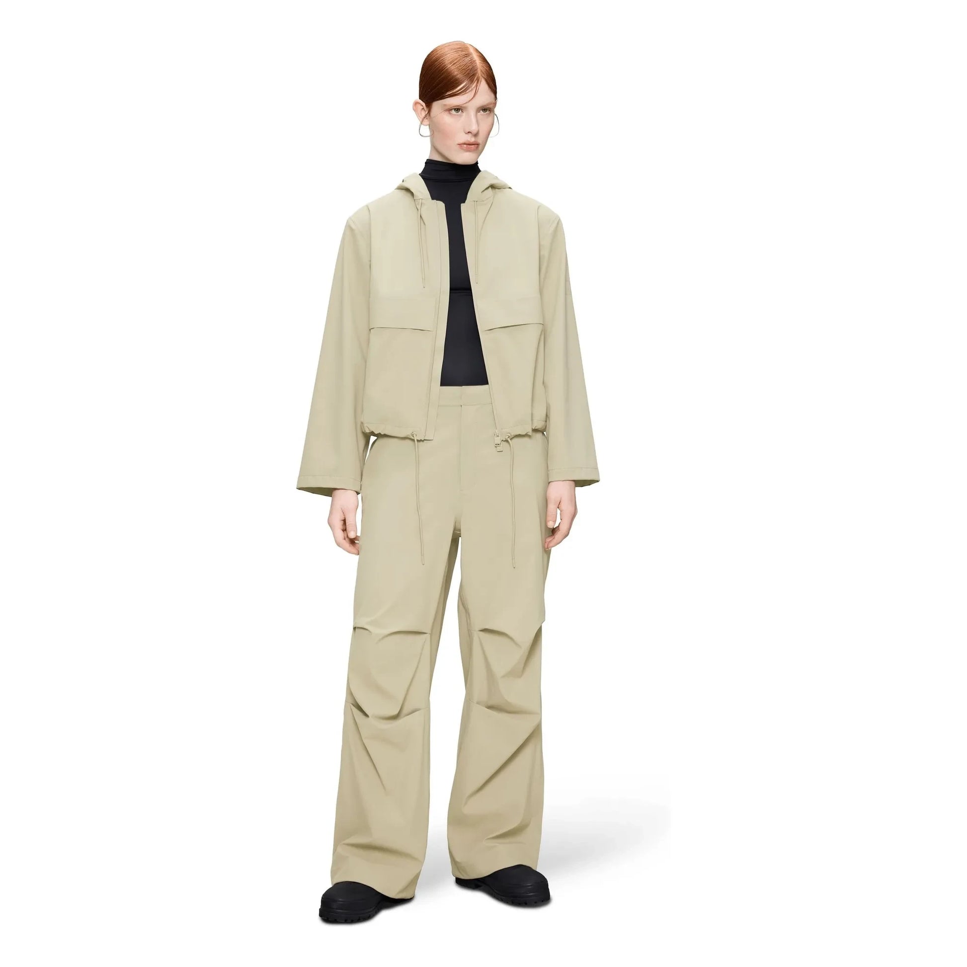 Rains - Suva Hardshell Short String Jacket W3 | Beige