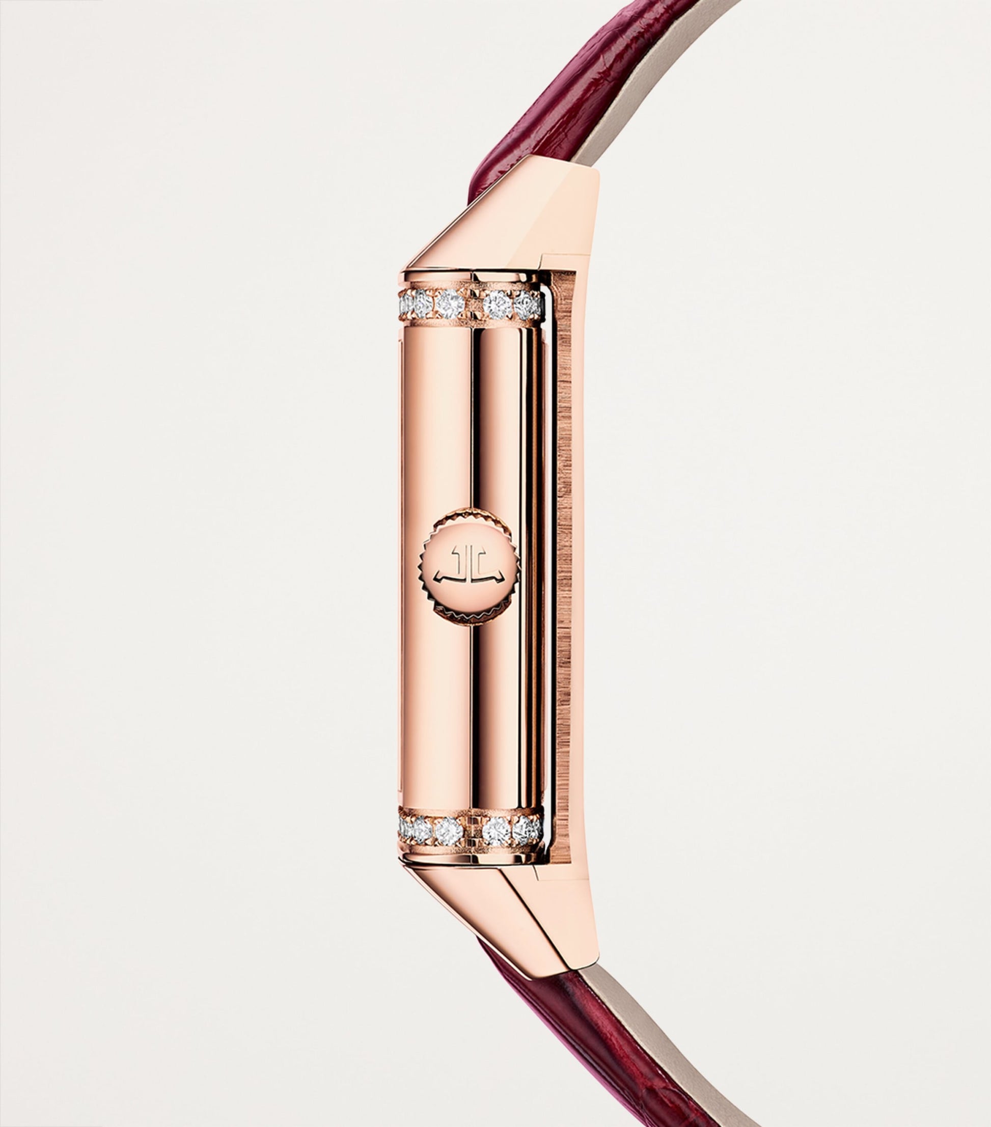 Jaeger-LeCoultre Pink Gold and Diamond Reverso One Duetto Watch 20mm