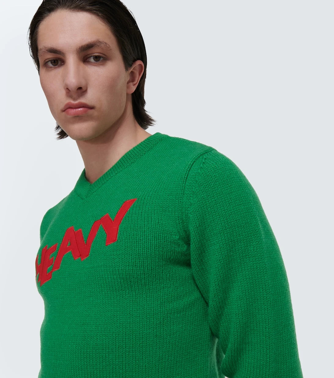 ERL - Embroidered wool-blend sweater