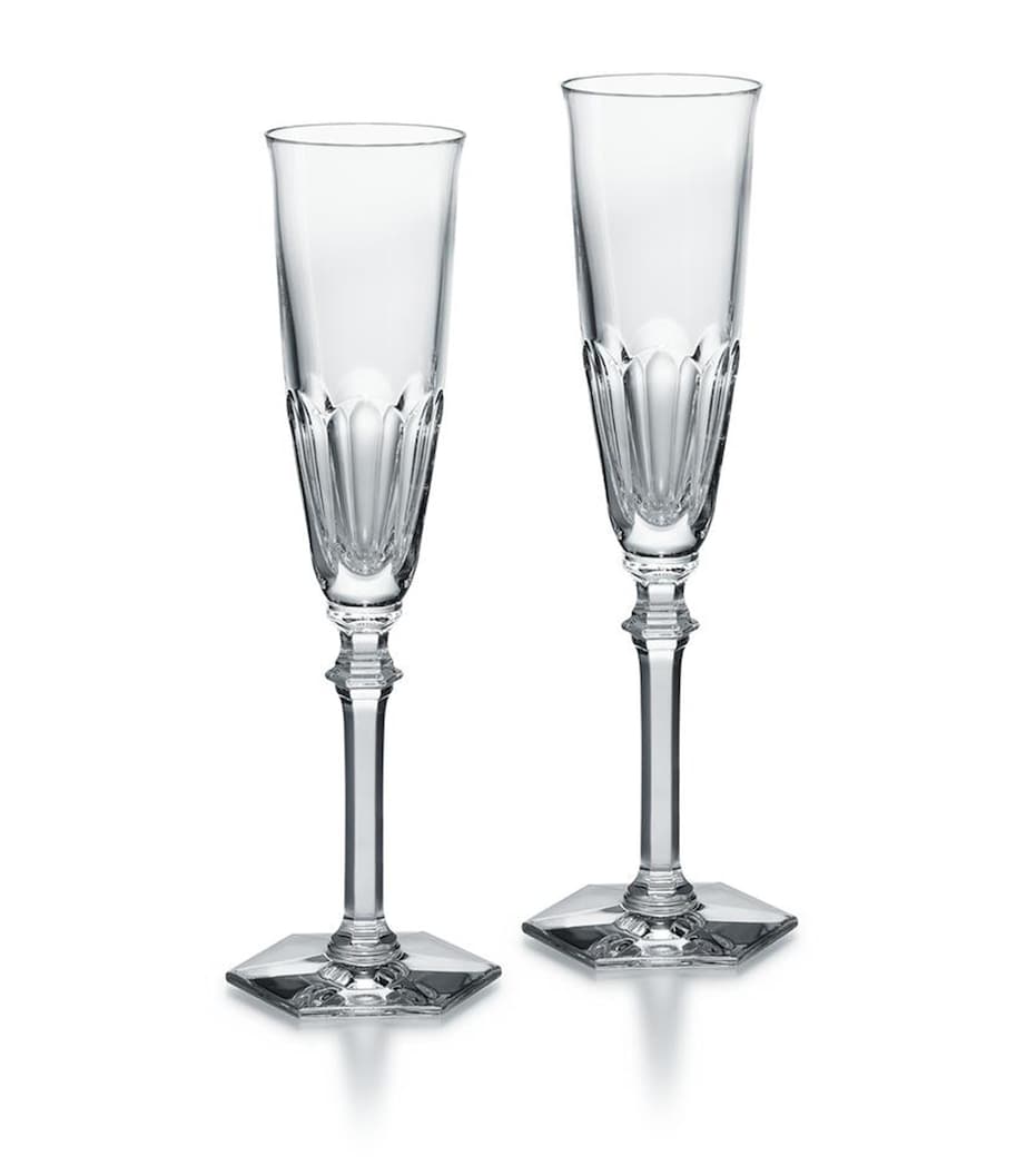 Baccarat Set of 2 Harcourt Eve Champagne Flutes