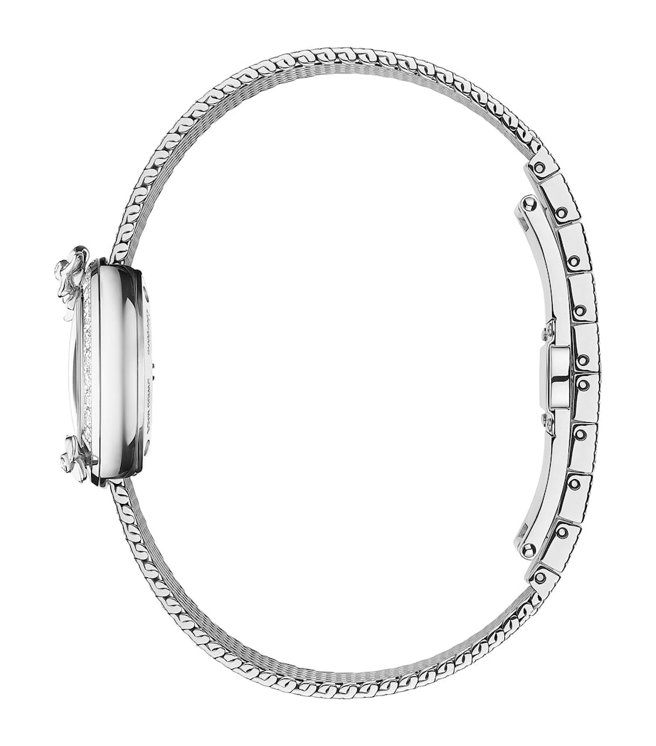 Stainless Steel and Diamond Hortensia Watch 28mm