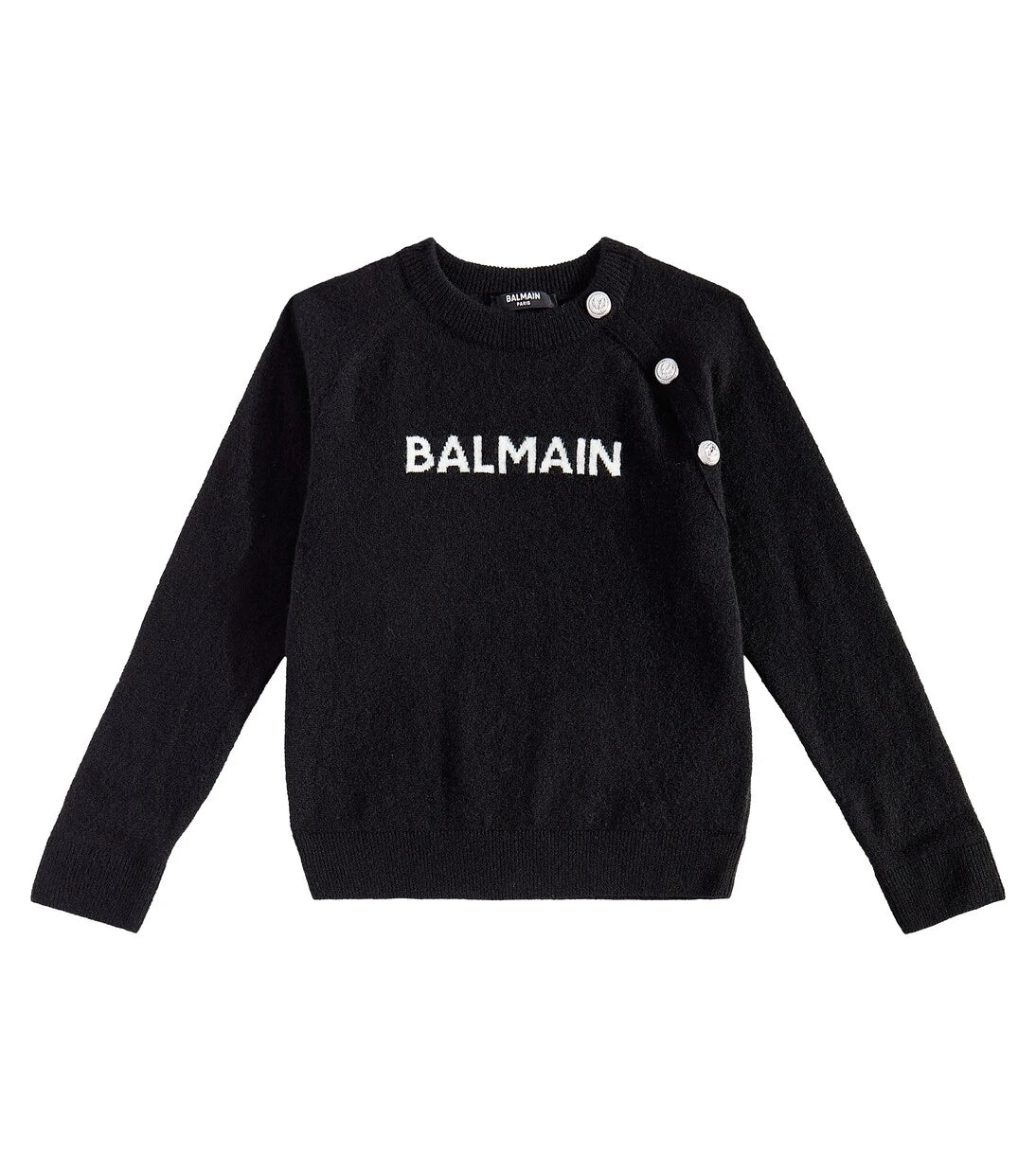 Balmain Kids - Logo wool-blend sweater