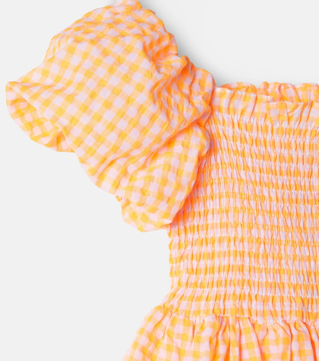 Molo - Cherisla gingham cotton-blend seersucker dress