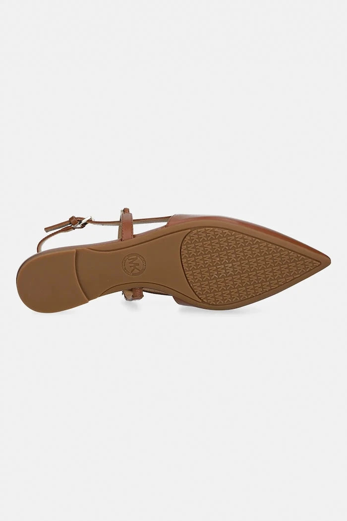 Кожени балеринки MICHAEL Michael Kors Dina Flex Sling Flat