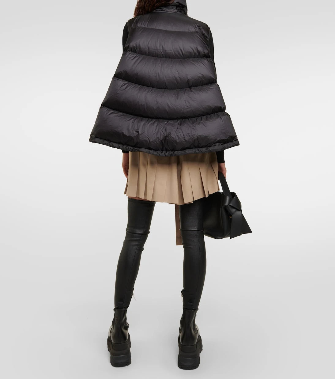 Sacai - Asymmetric quilted down vest