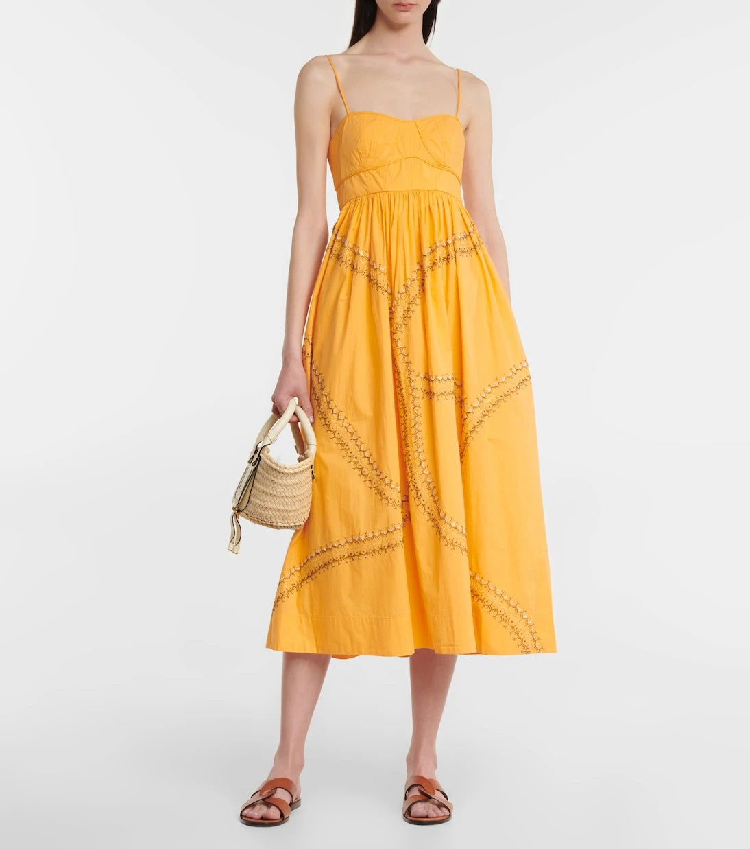 Ulla Johnson - Mariza cotton poplin midi dress