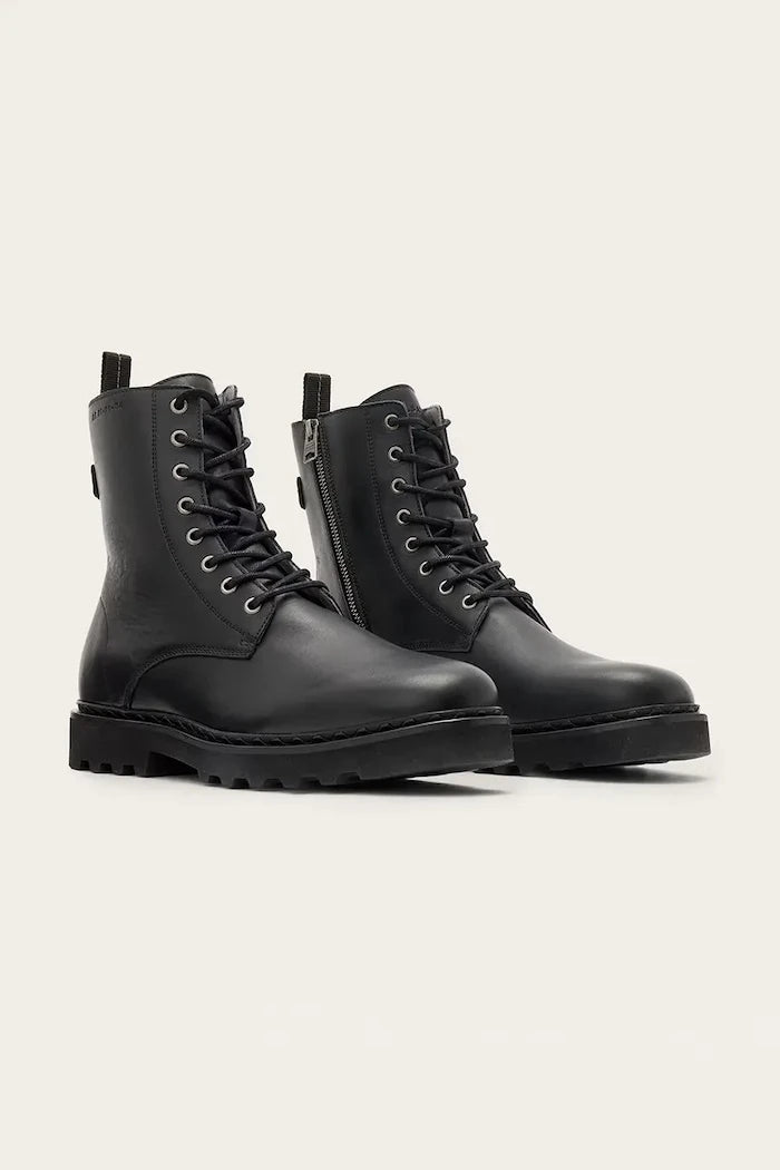 Erkek Deri Botlar Skiff Military Boot