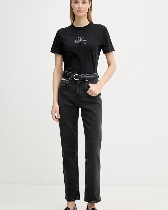 Calvin Klein Jeans straight kadın kot pantolon