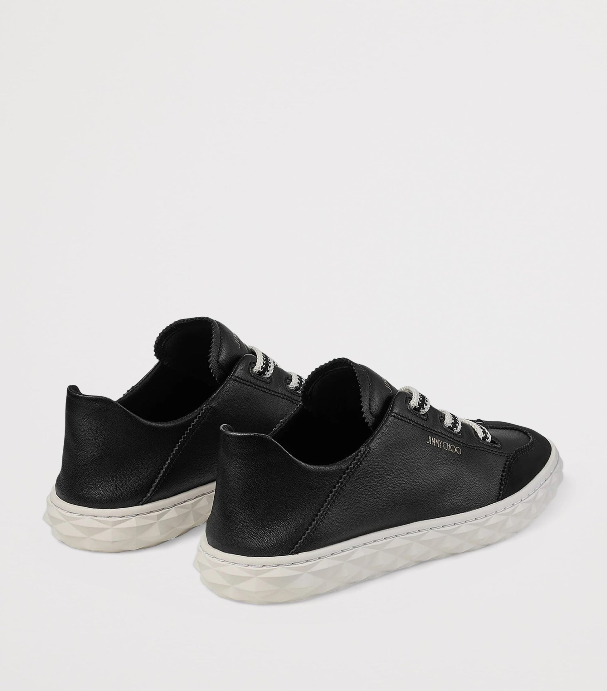 Jimmy Choo Black Diamond Flex Leather Trainers