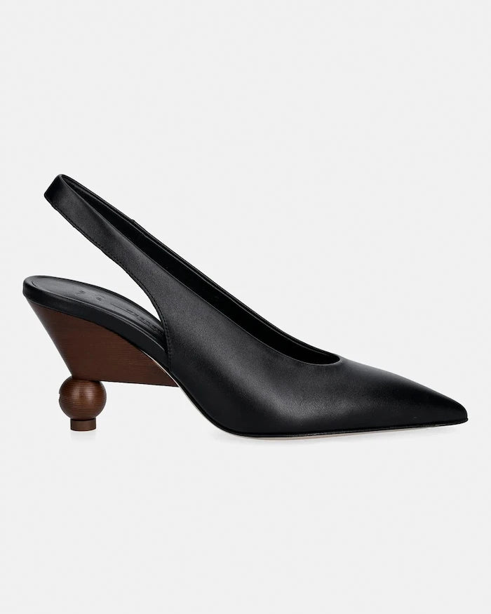 Кожени обувки с тънък ток Weekend Max Mara Wkarito