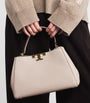 Tory Burch Beige Medium Leather Eleanor Top-Handle Bag
