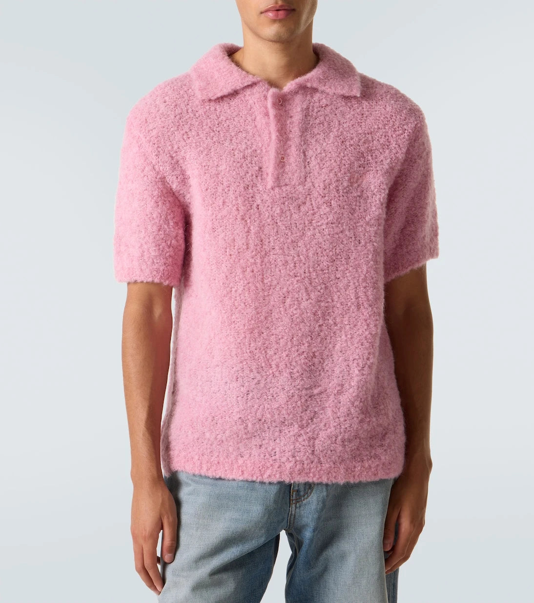 ERL - Alpaca-blend polo sweater