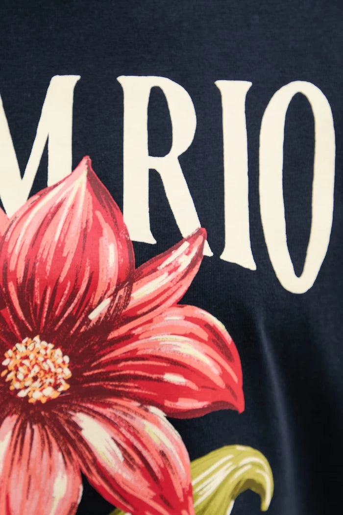 Barbour тениска дамска от памук x Farm Rio