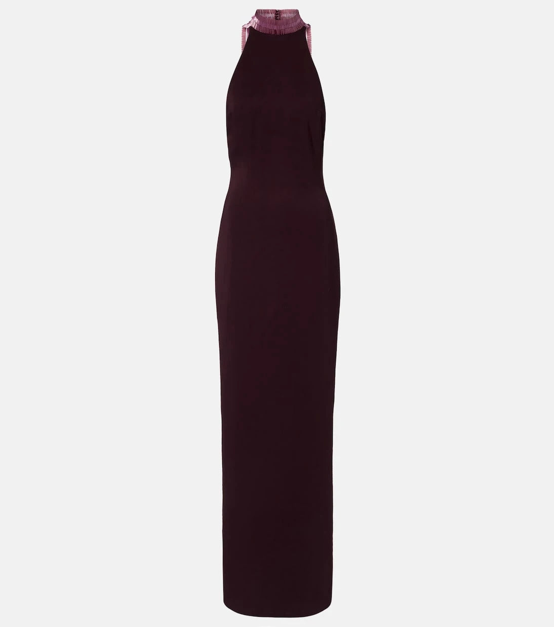 The Attico - Embellished satin gown