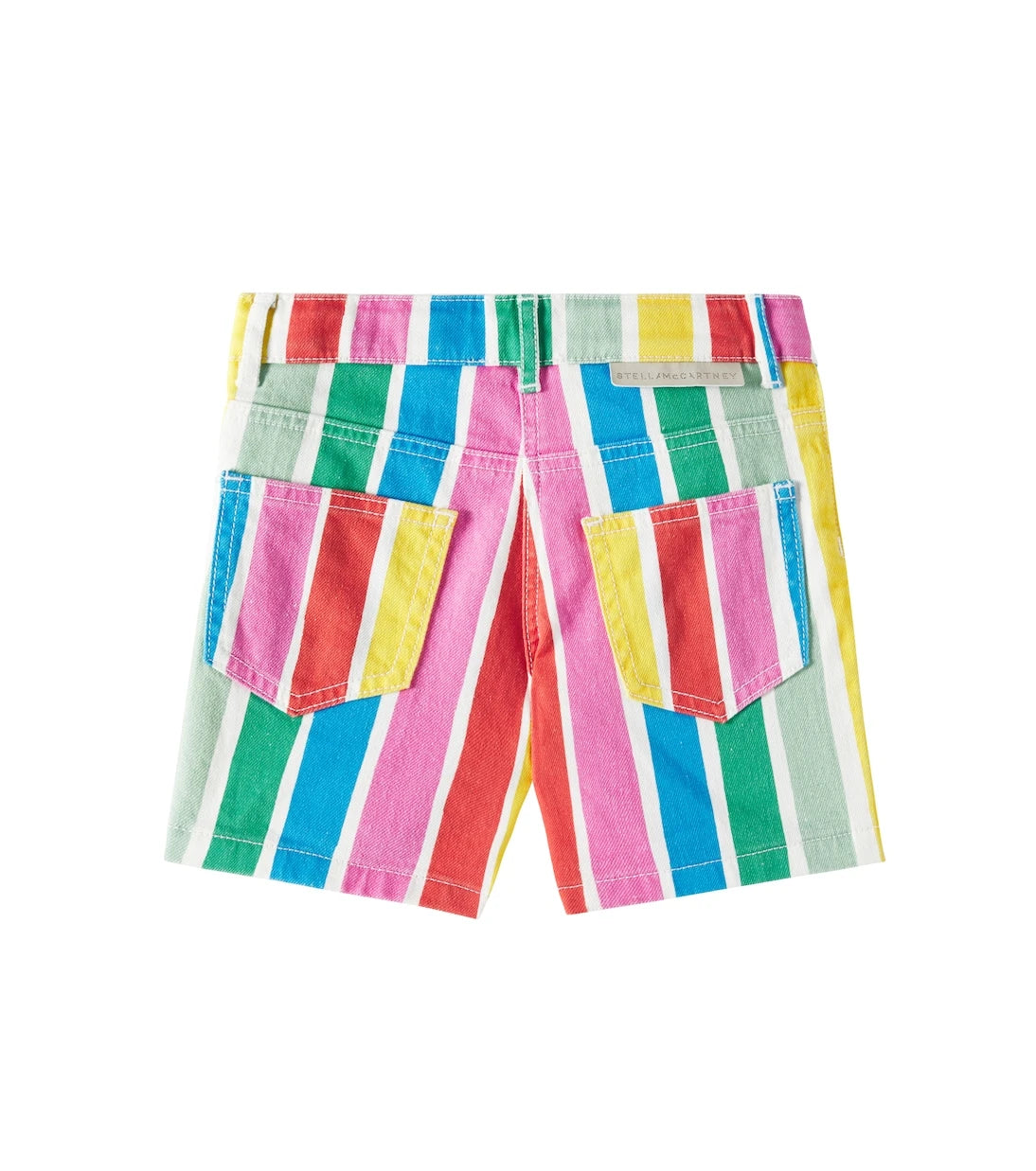 Stella McCartney Kids - Striped cotton shorts