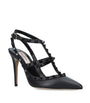 Valentino Garavani Multi Leather Rockstud Heels 100
