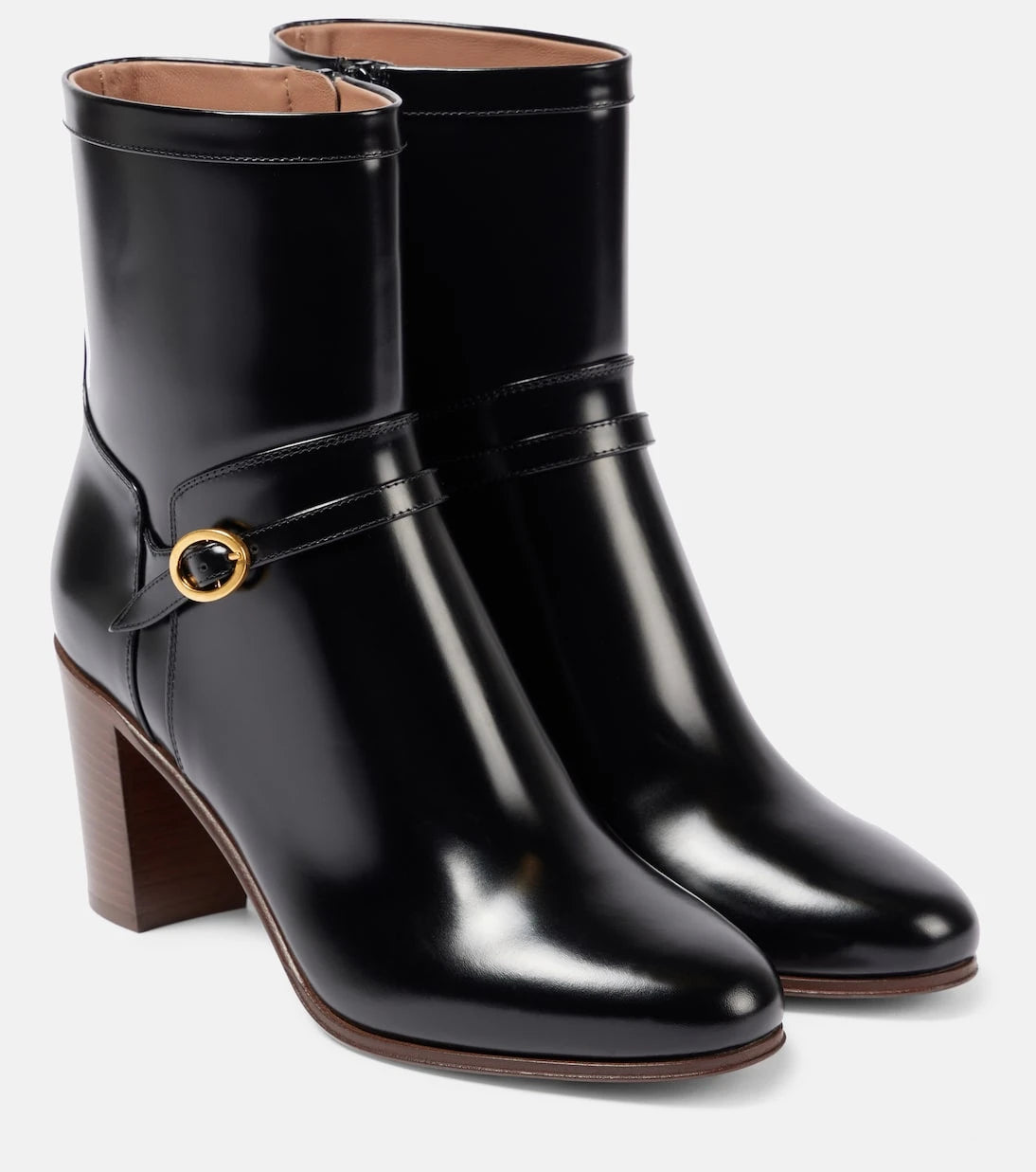 Valentino Garavani - Pattie 75 leather ankle boots