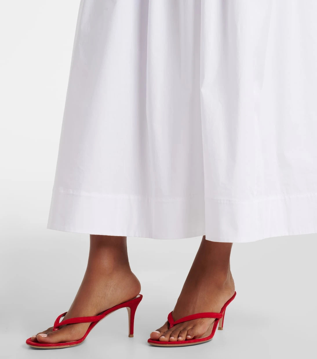 Staud - Nia cotton midi dress