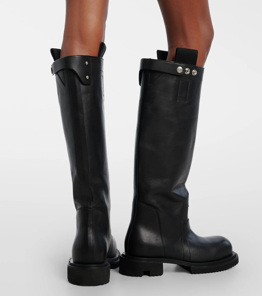 Rick Owens - Gabe leather knee-high boots