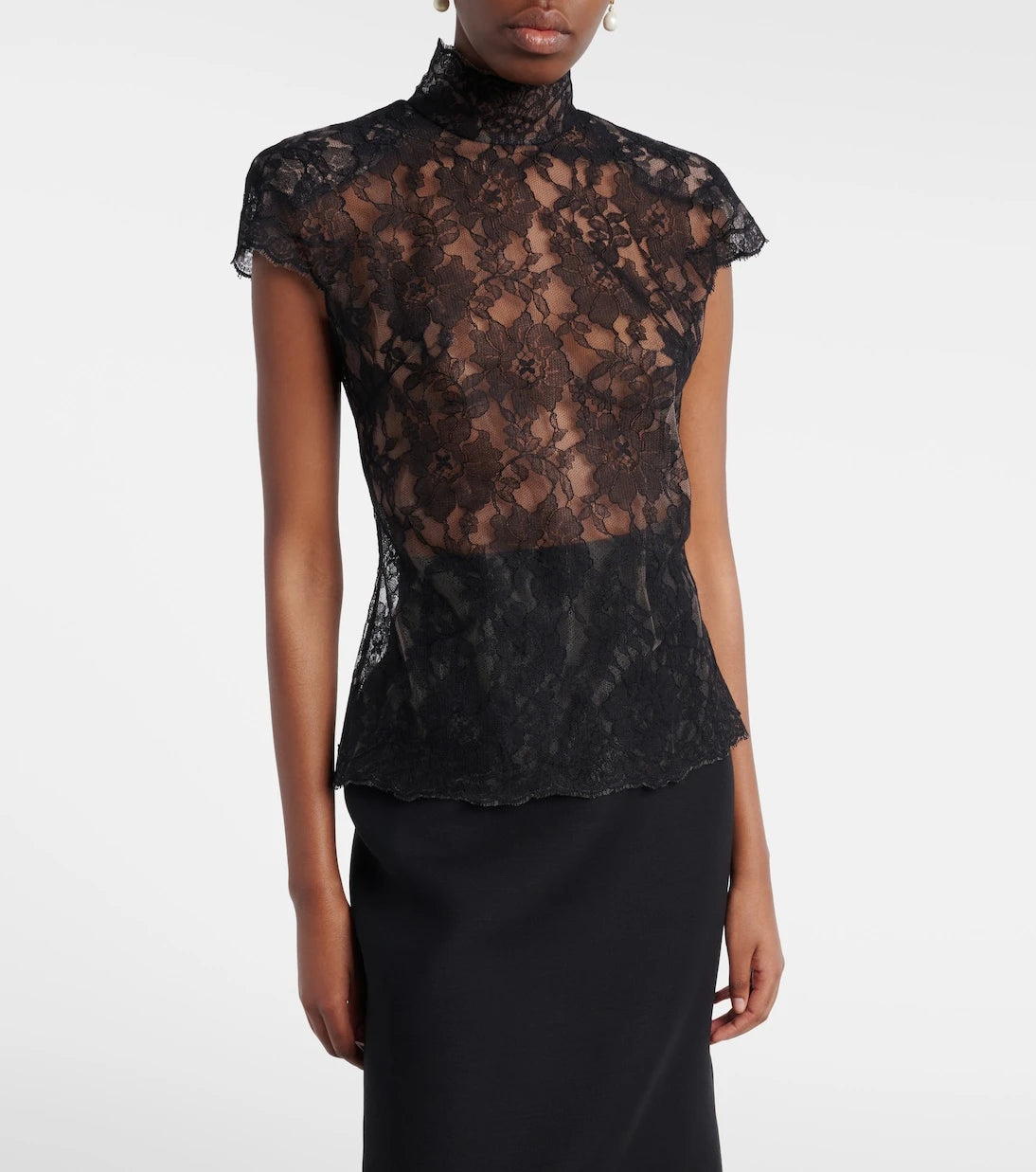 Valentino - Cotton-blend top