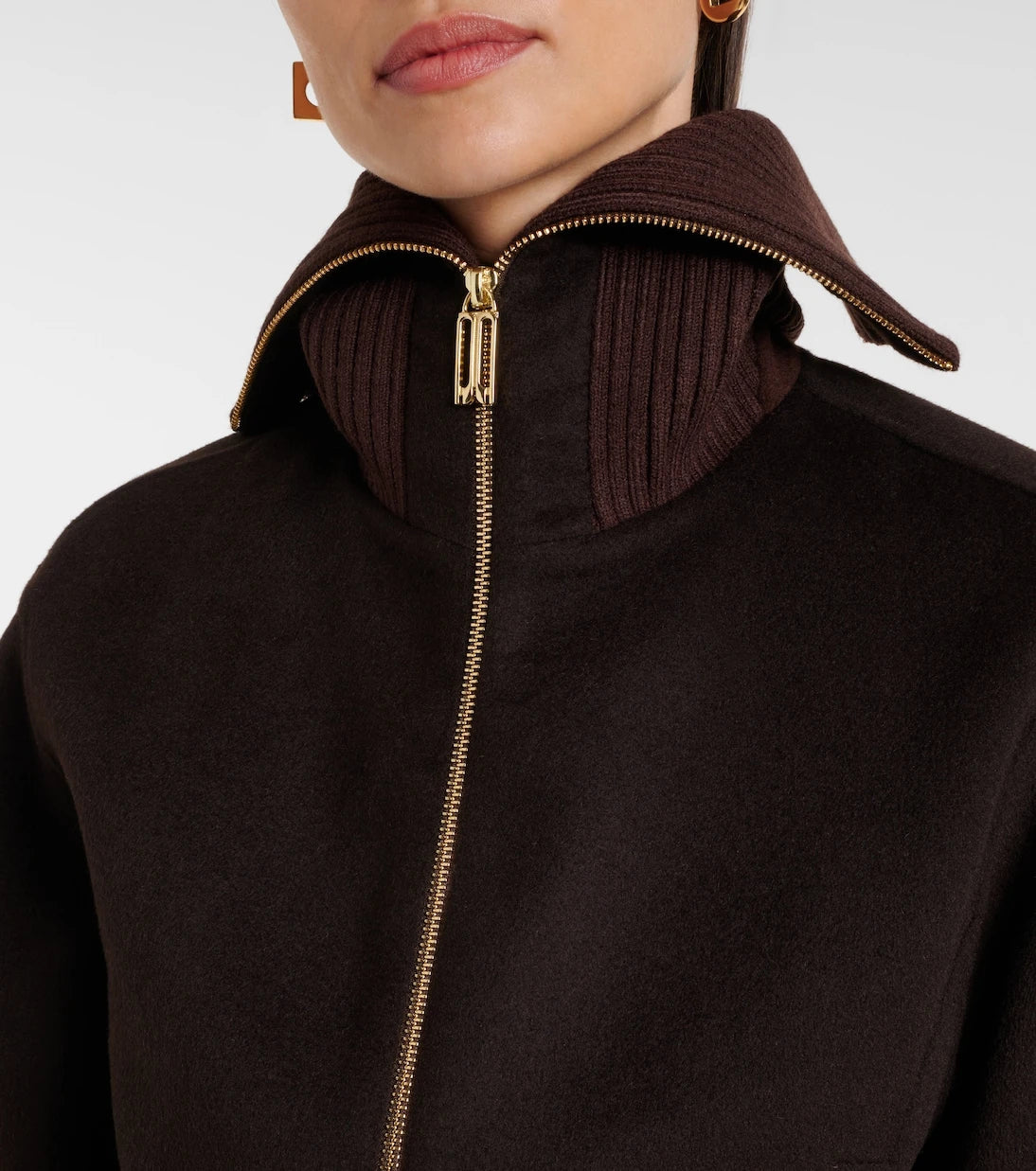 Victoria Beckham - Wool and cashmere bomber jacket