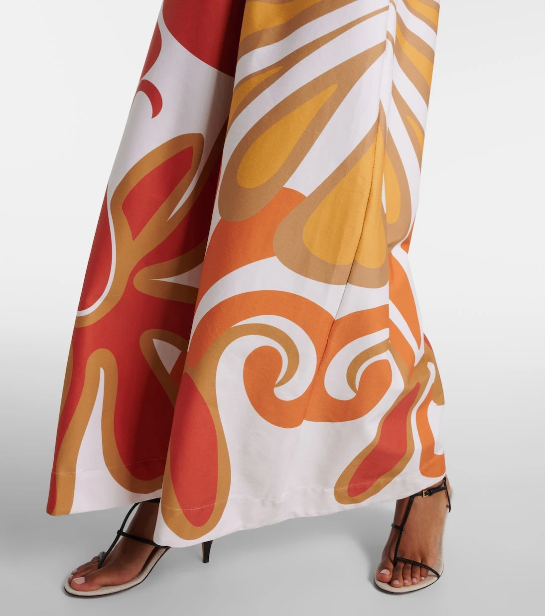 Adriana Degreas - Algae cotton-blend maxi dress