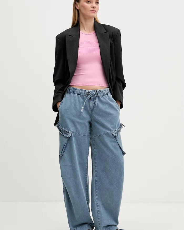 Guess Jeans Kadın Crop Pullover