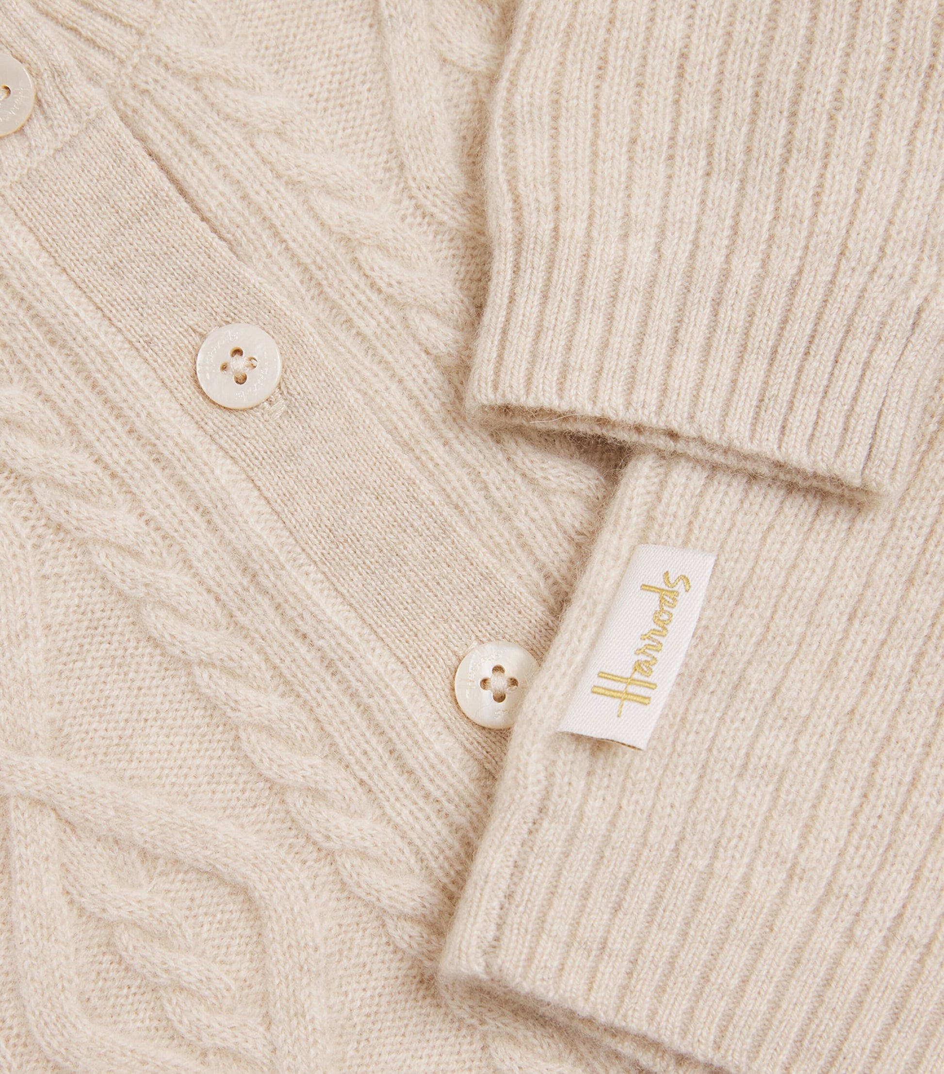 Cashmere Cable-Knit Cardigan (0-18 Months)