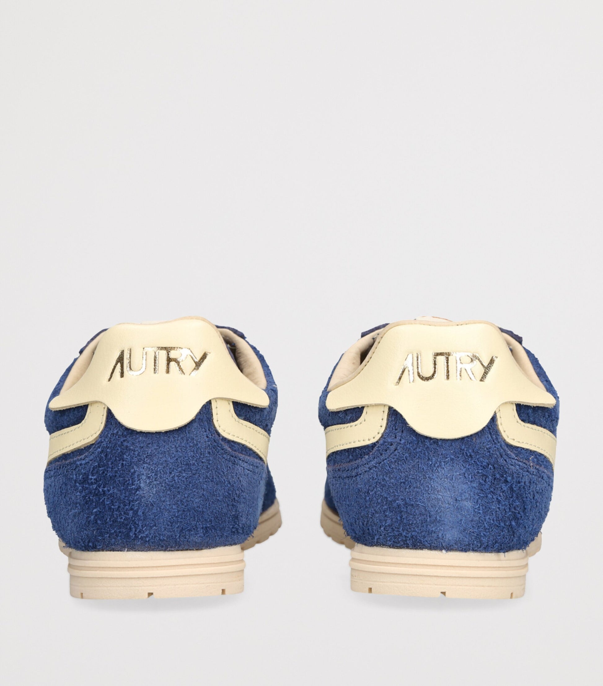 Autry Blue Leather Windspin Low-Top Sneakers