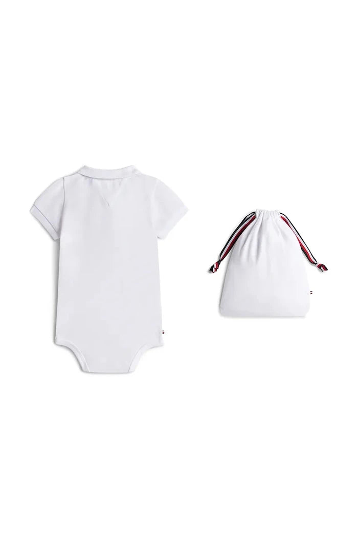 Tommy Hilfiger pamuk ve elastanlı çocuk body