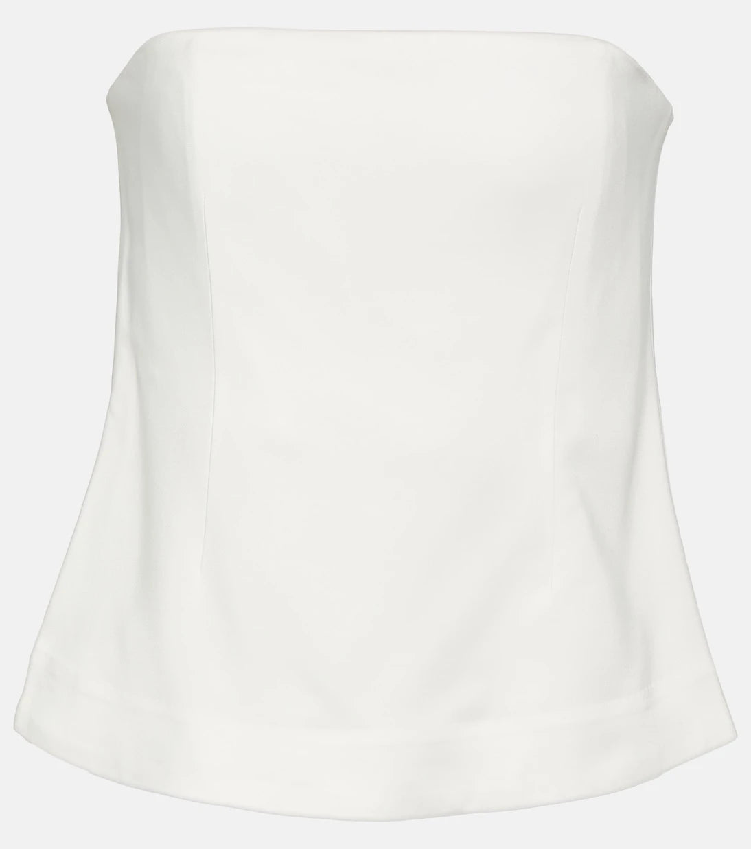 CO - Strapless crêpe top
