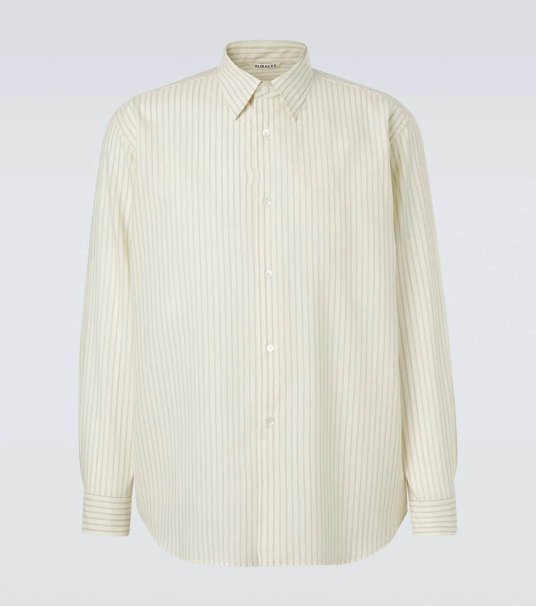 Auralee - Striped wool shirt